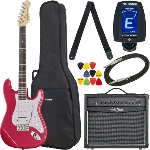 Zestaw gitarowy Harley Benton ST-20HSS CA Standard Set 1