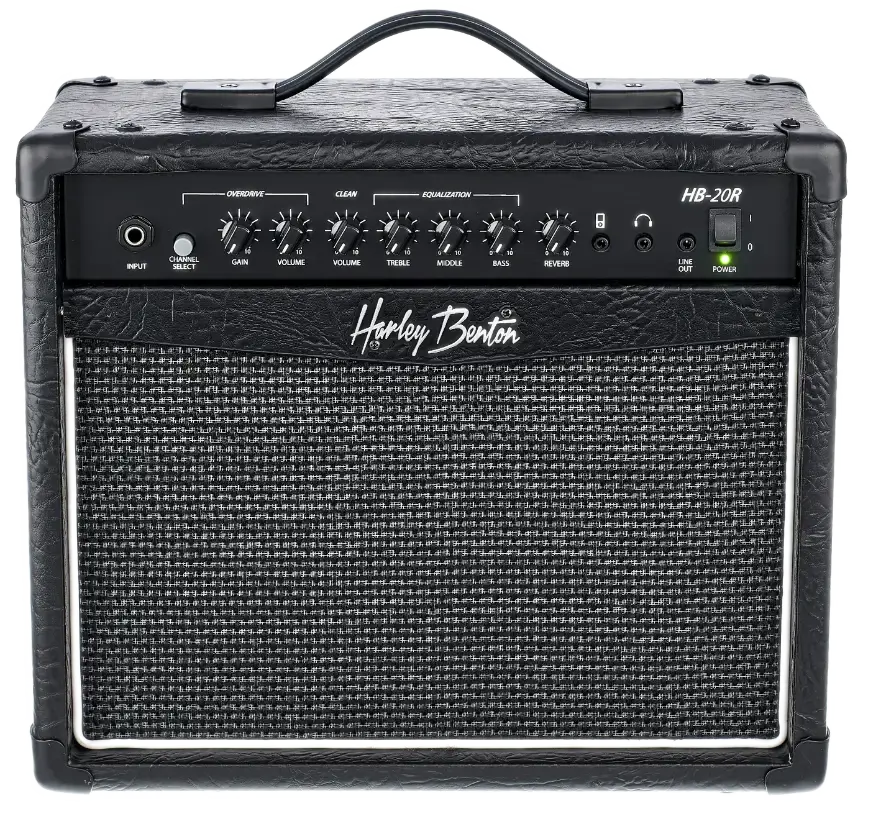 Zestaw gitarowy Harley Benton ST-20HSS SBK + HB20R Pack - miniatura