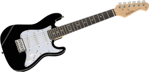 Gitara elektryczna Harley Benton ST-Junior BK Standard Series