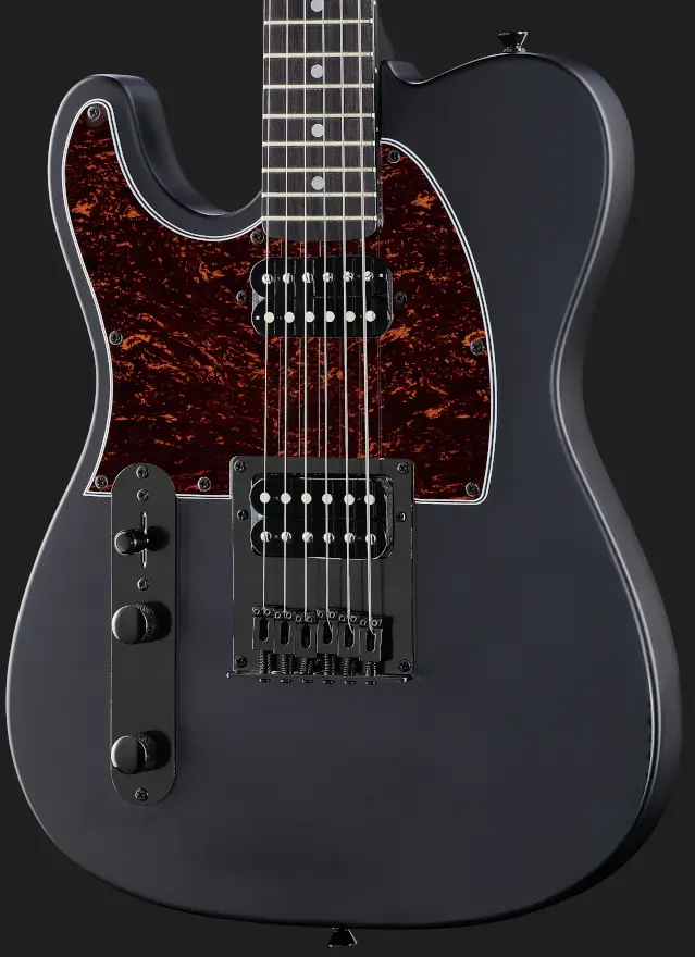 Gitara elektryczna leworęczna Harley Benton TE-20HH LH SBK - miniatura