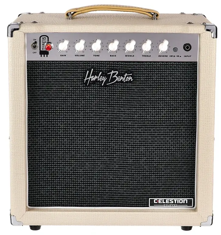 Wzmacniacz do gitary elektrycznej Harley Benton TUBE15 Celestion - miniatura
