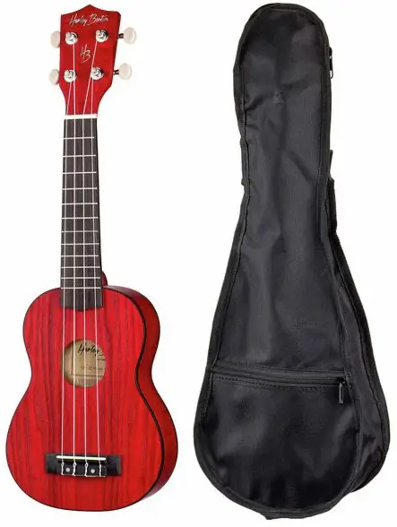 Ukulele sopranowe Harley Benton UK-12 Stain Ash Red - miniatura