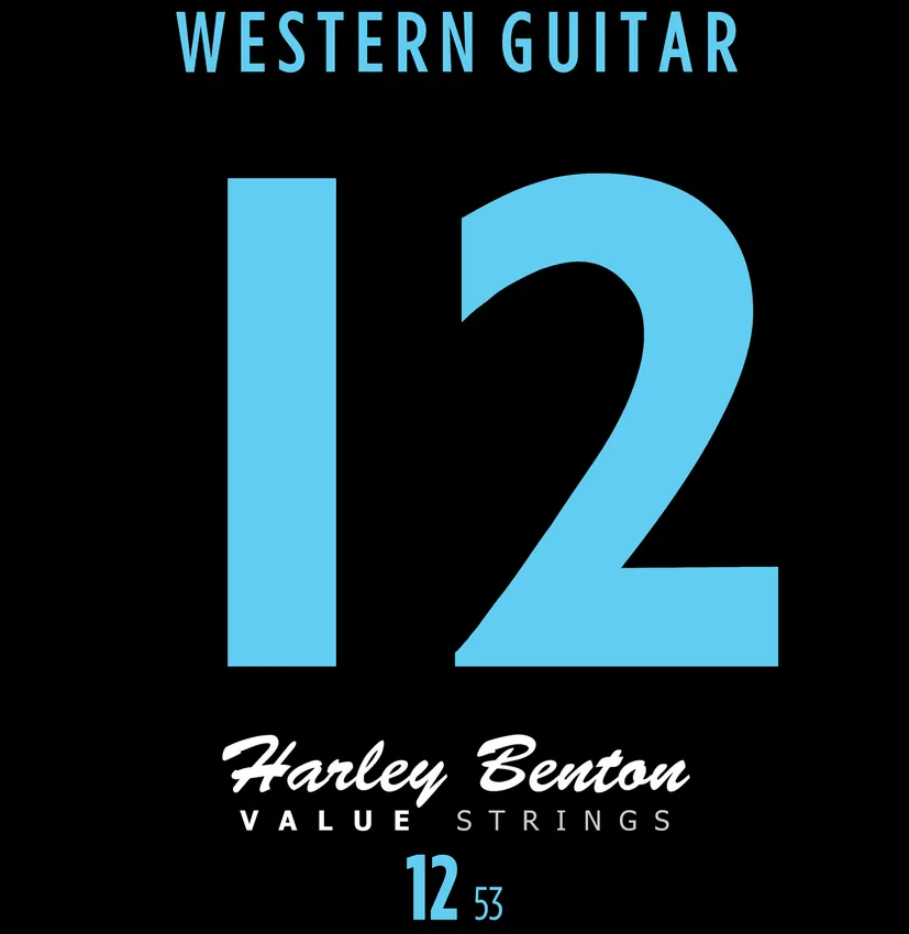Struny do gitary westernowej Harley Benton ValueStrings 12-53 - miniatura