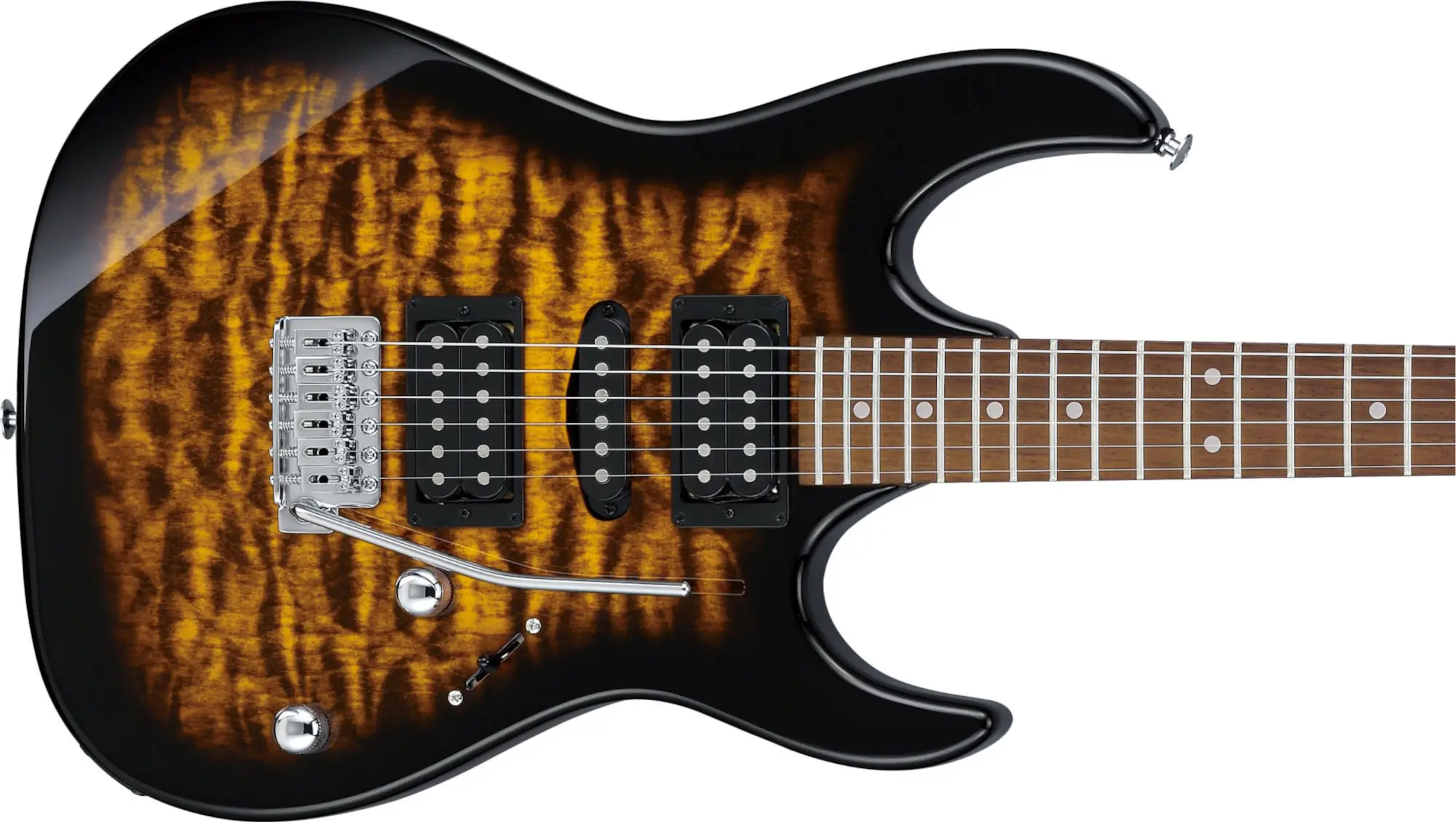 Gitara elektryczna Ibanez GRX70QA-SB - miniatura