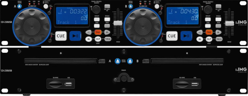 Odtwarzacz CD/MP3 IMG STAGELINE CD-230USB