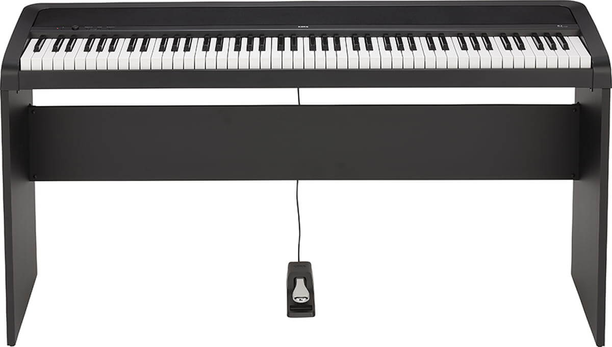Pianino cyfrowe KORG B2 BK + NOGI - miniatura