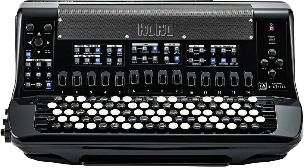 Akordeon cyfrowy guzikowy KORG FISA SUPREMA BUTTON TYPE - miniatura