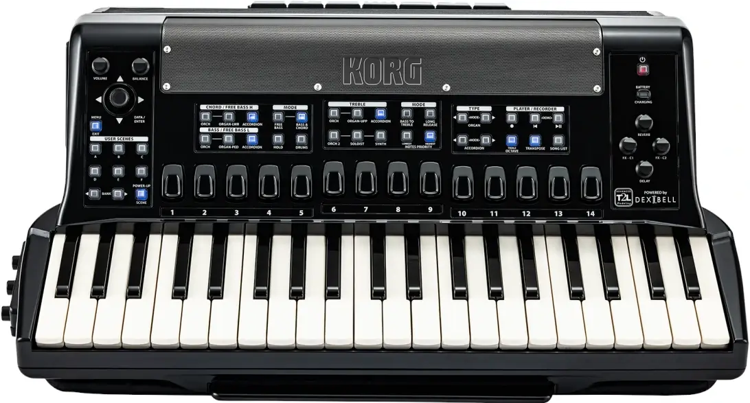 Akordeon cyfrowy klawiszowy KORG FISA SUPREMA PIANO TYPE - miniatura