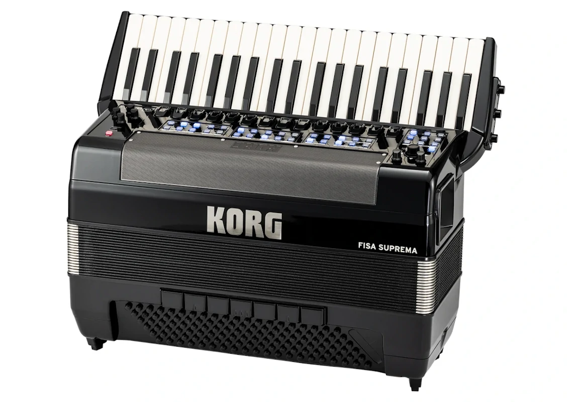 Akordeon cyfrowy klawiszowy KORG FISA SUPREMA PIANO TYPE - miniatura