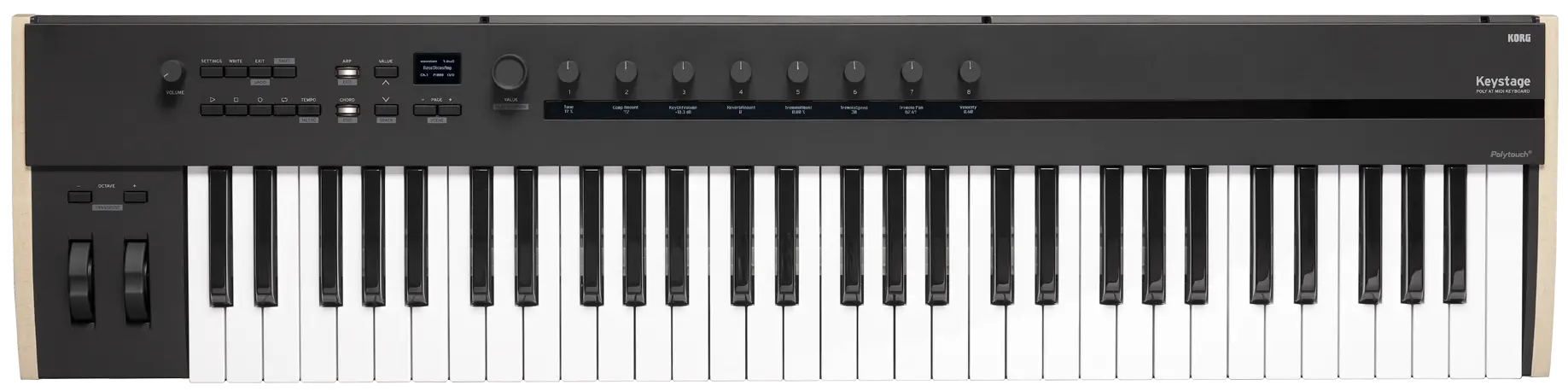 Klawiatura sterująca USB/MIDI KORG KEYSTAGE 61 - miniatura
