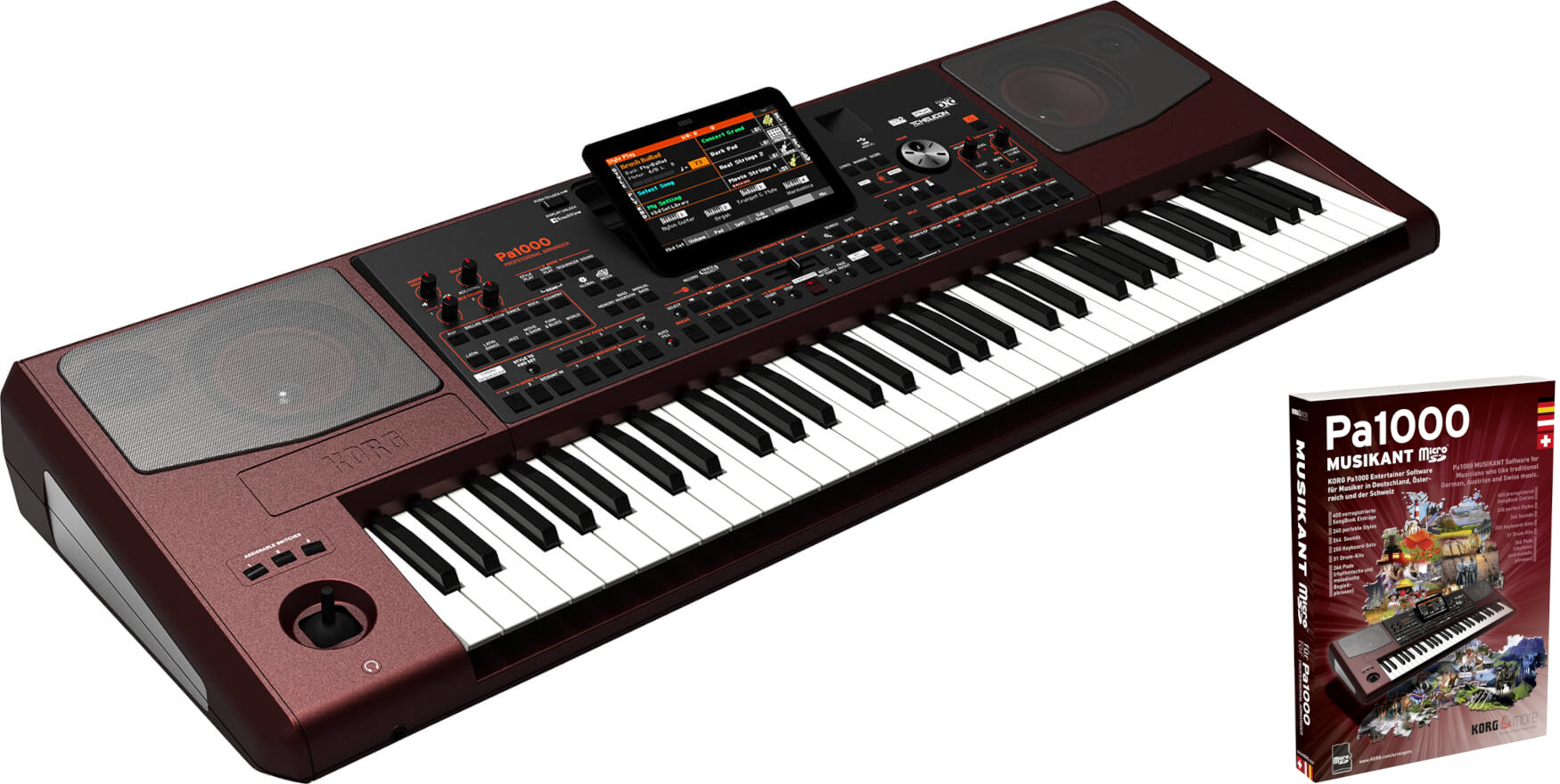 Keyboard KORG Pa1000 + pakiet Pa1000 MUSIKANT