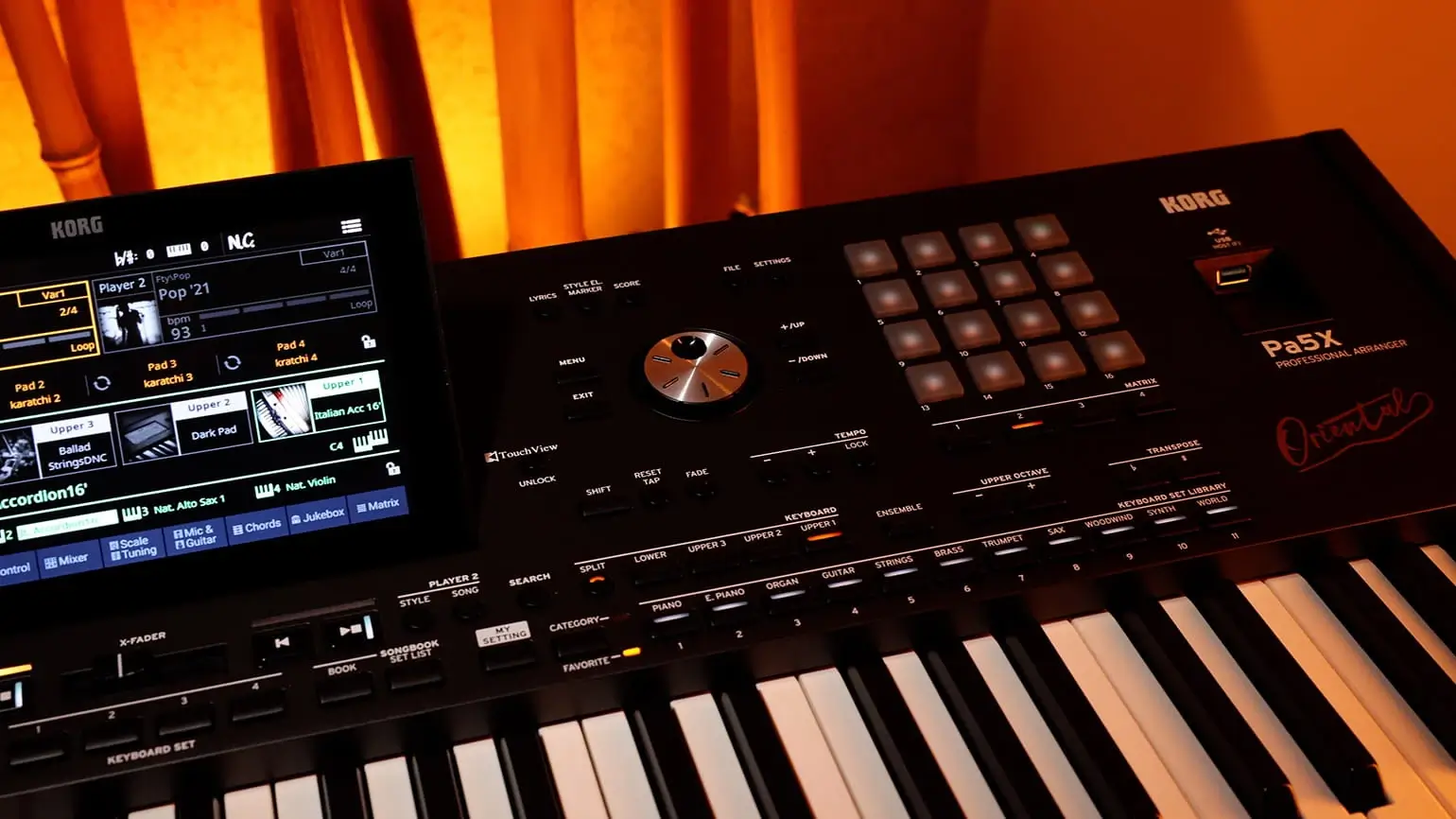 Keyboard KORG Pa5X 61 Oriental /Profesjonalny aranżer - miniatura
