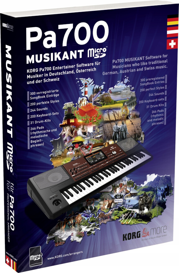 Keyboard KORG Pa700 + pakiet Pa700 MUSIKANT - miniatura