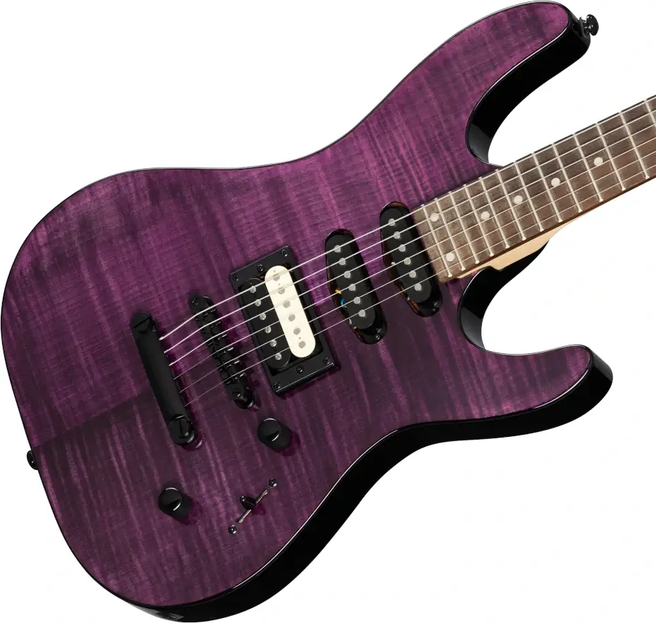 Gitara elektryczna Kramer Striker Figured HSS Transparent Purple - miniatura