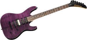 Gitara elektryczna Kramer Striker Figured HSS Transparent Purple