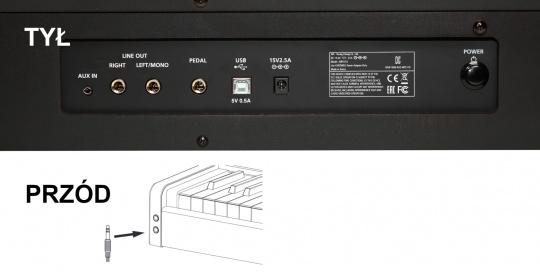 Pianino cyfrowe KURZWEIL MPS-120 - miniatura