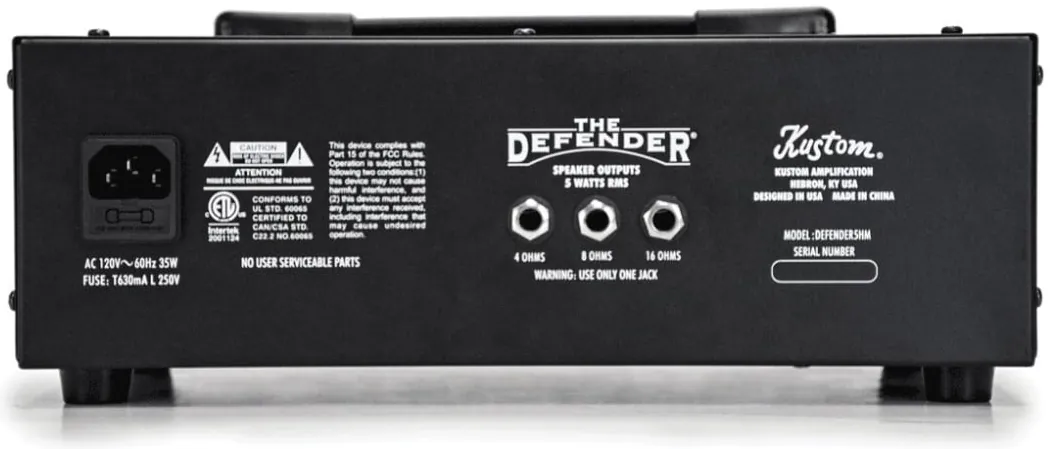Wzmacniacz do gitary elektrycznej KUSTOM DEFENDER 5H MOD 5W - miniatura