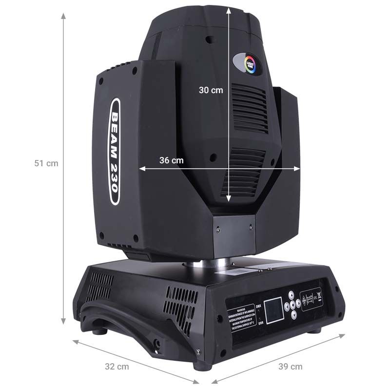 Ruchoma głowa Light4me 7R BEAM 230W - miniatura