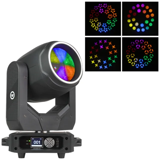 Głowa ruchoma Light4me FOCUS 200 BEAM RING - miniatura