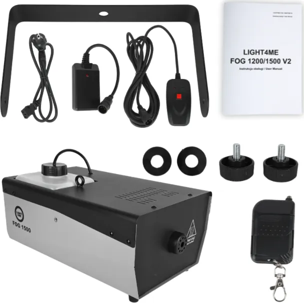 Wytwornica dymu Light4me FOG 1500 V2 - miniatura