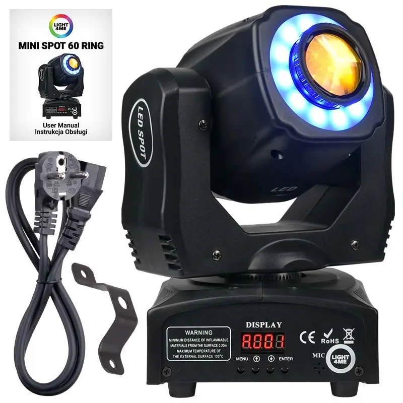 Ruchoma głowa Light4me MINI SPOT 60 RING