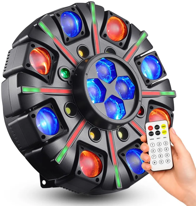 ruchomy multiefekt oświetleniowy Light4me OCTOS 7w1 - miniatura