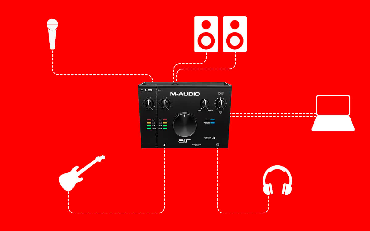 Interfejs audio M-AUDIO AIR 192/4 /USB-C - miniatura