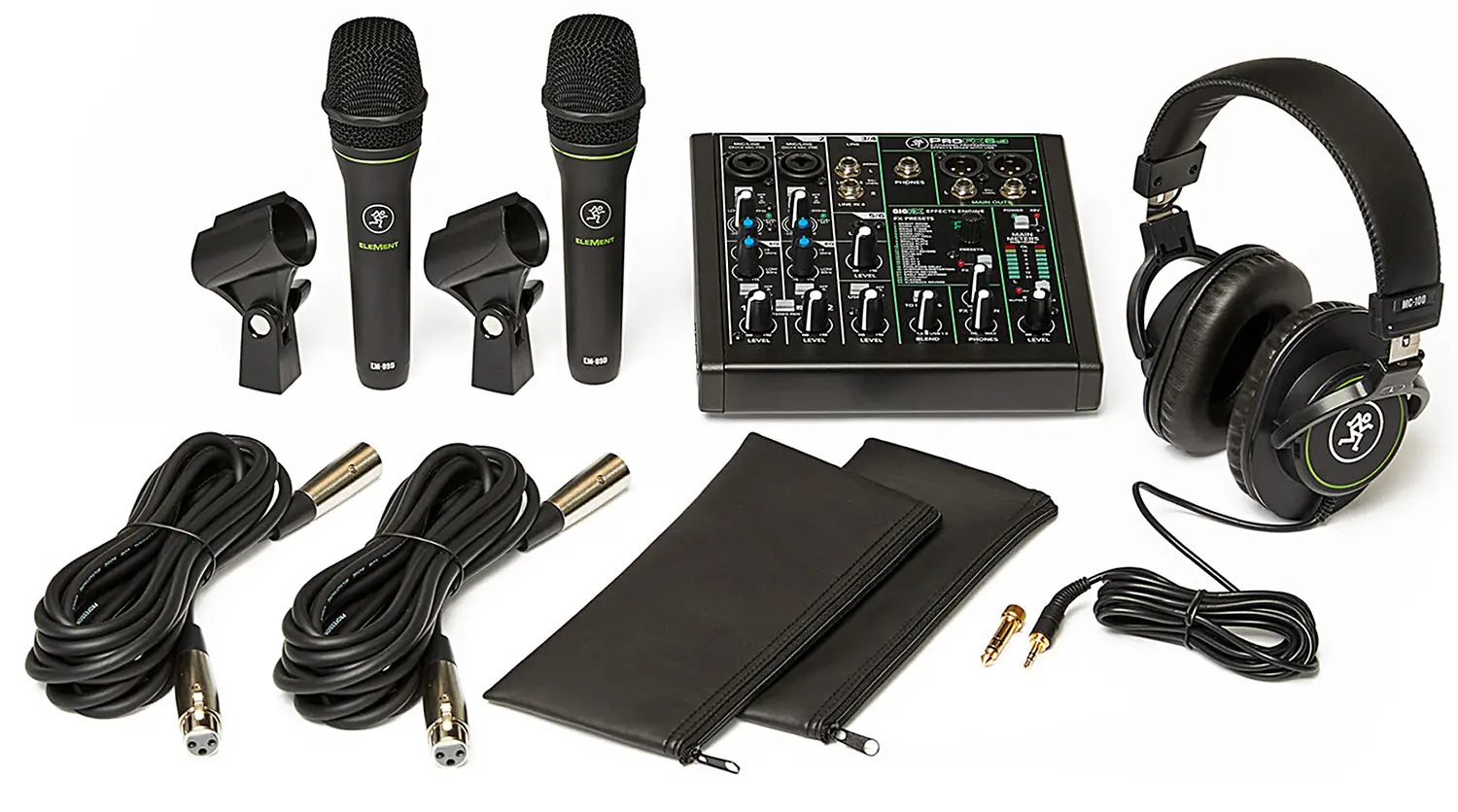 Zestaw nagłośnieniowy MACKIE Performer Bundle /mikrofony, słuchawki, akcesoria