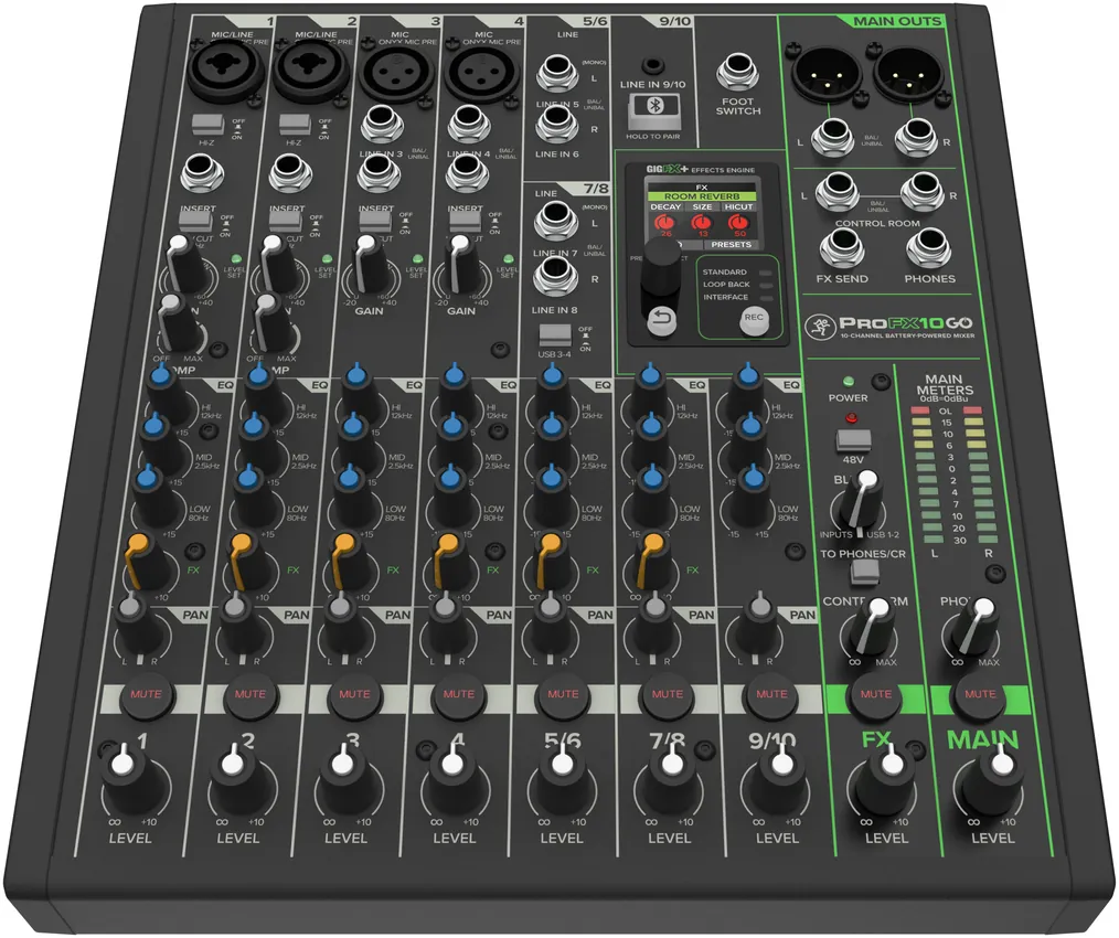 Mikser audio MACKIE PROFX10GO