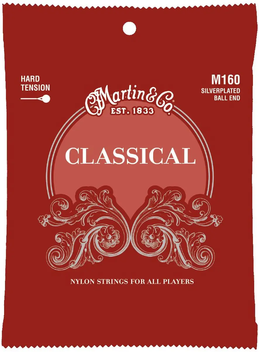 Struny do gitary klasycznej Martin M160 /hard - miniatura