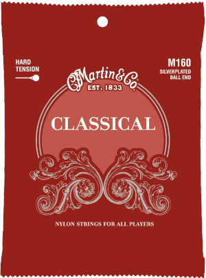 Struny do gitary klasycznej Martin M160 /hard