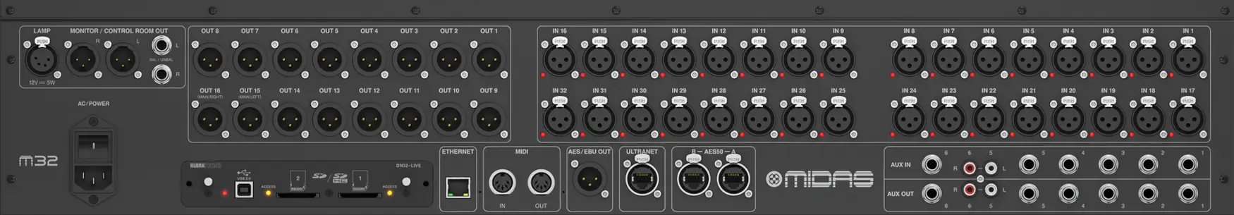 Mikser audio Midas M32 LIVE - miniatura