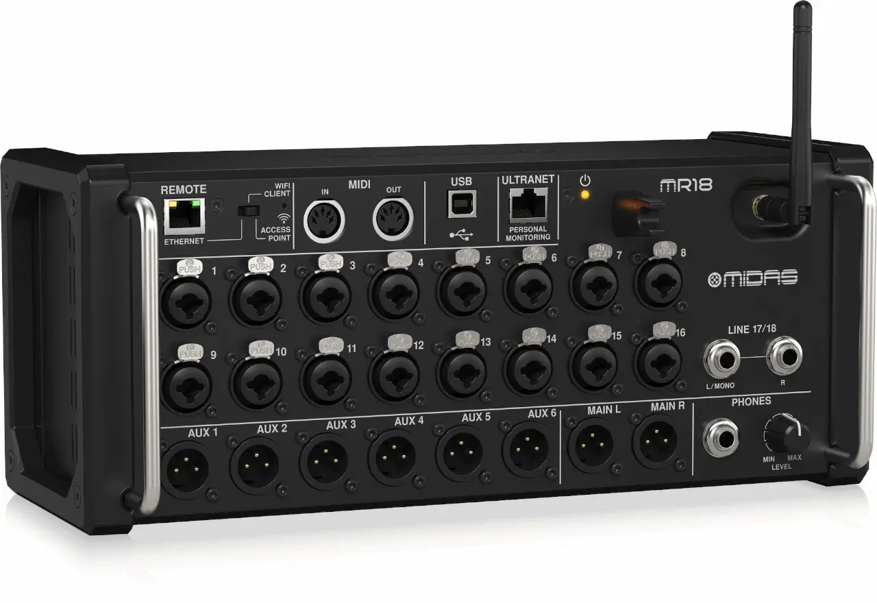 Mikser cyfrowy Midas MR18 - miniatura