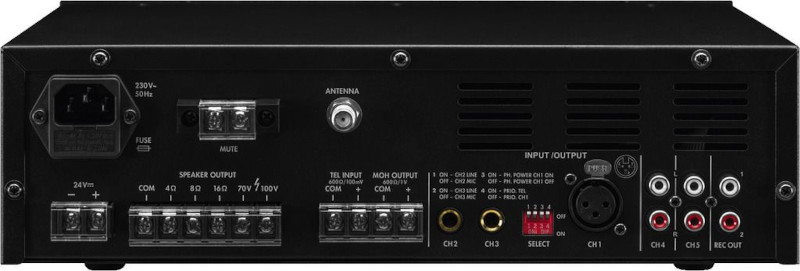Wzmacniacz radiowęzłowy Monacor PA-806DAP - miniatura