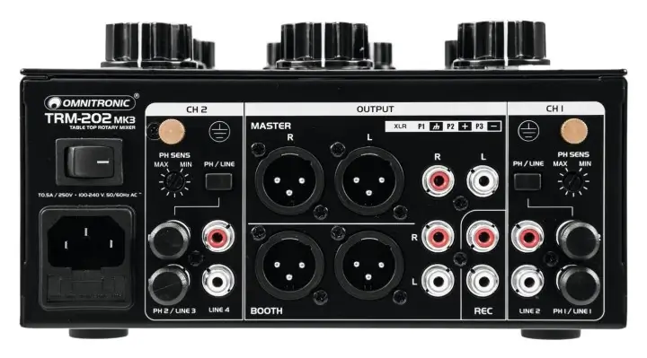 Mikser DJ OMNITRONIC TRM-202MK3 - miniatura