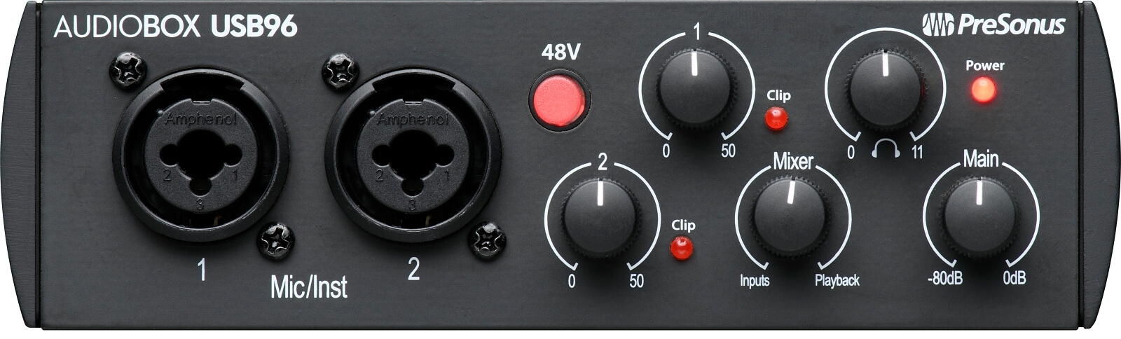 Interfejs audio PreSonus AudioBox USB 96 25th /USB-B - miniatura