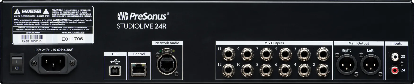 Mikser audio PreSonus StudioLive 24R - miniatura