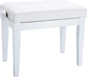 Ława do pianina Prima PB-300 WH /siedzisko