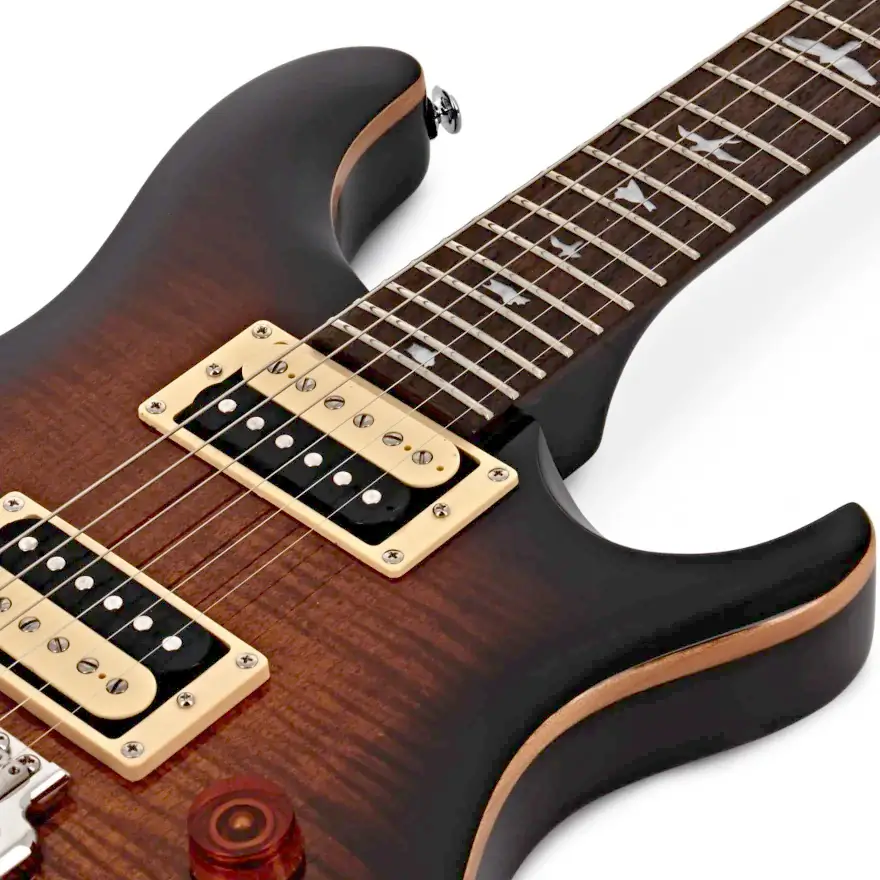 Gitara elektryczna PRS SE Custom 24 Black Gold Burst - miniatura