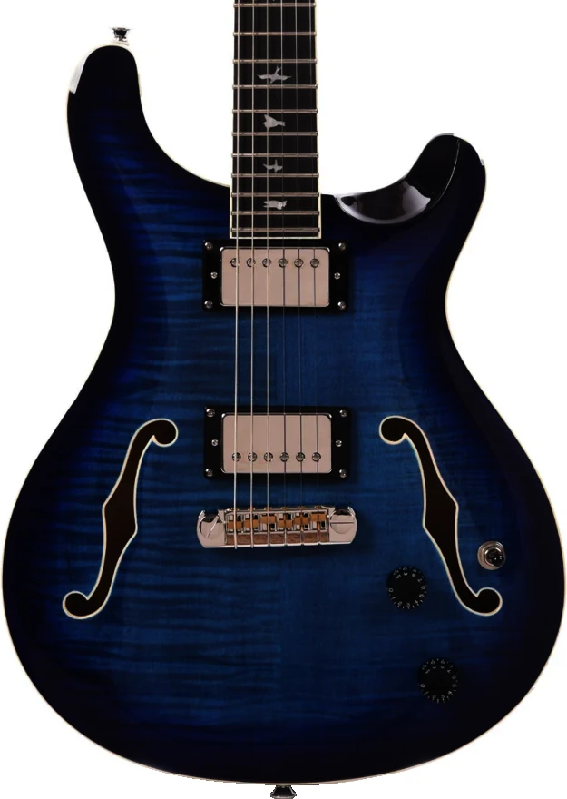 Gitara elektryczna PRS SE Hollowbody II Faded Blue Burst - miniatura