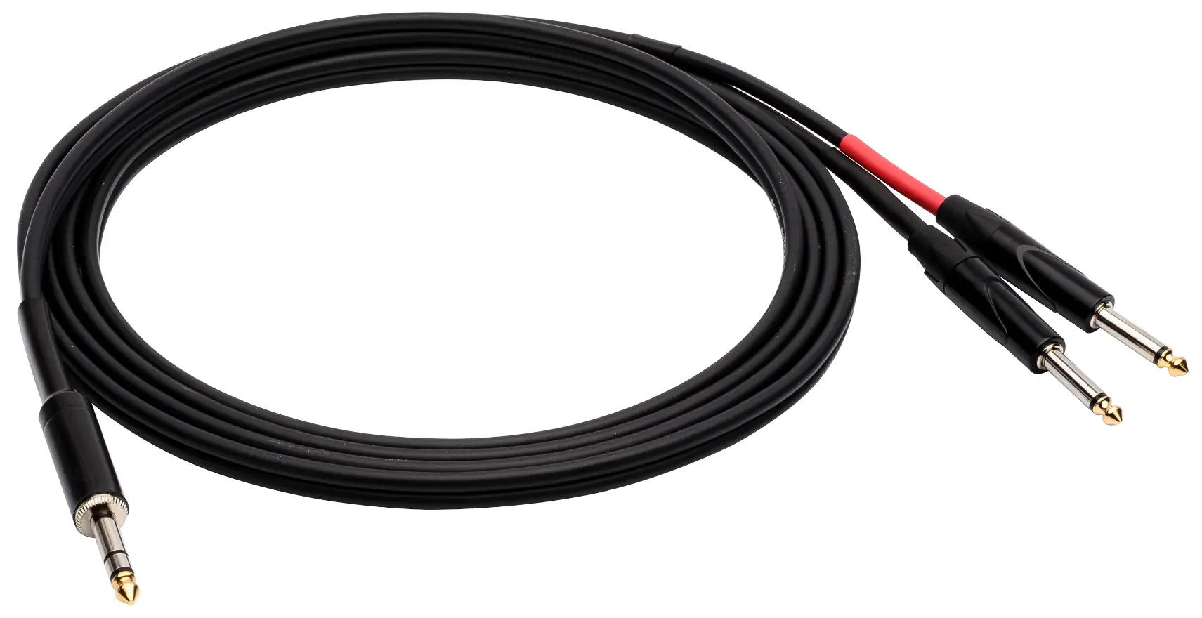 Kabel audio insertowy REDS MUSIC AU1230BX - Jack stereo 6.3 mm / 2x Jack mono 6.3 mm - 3 m