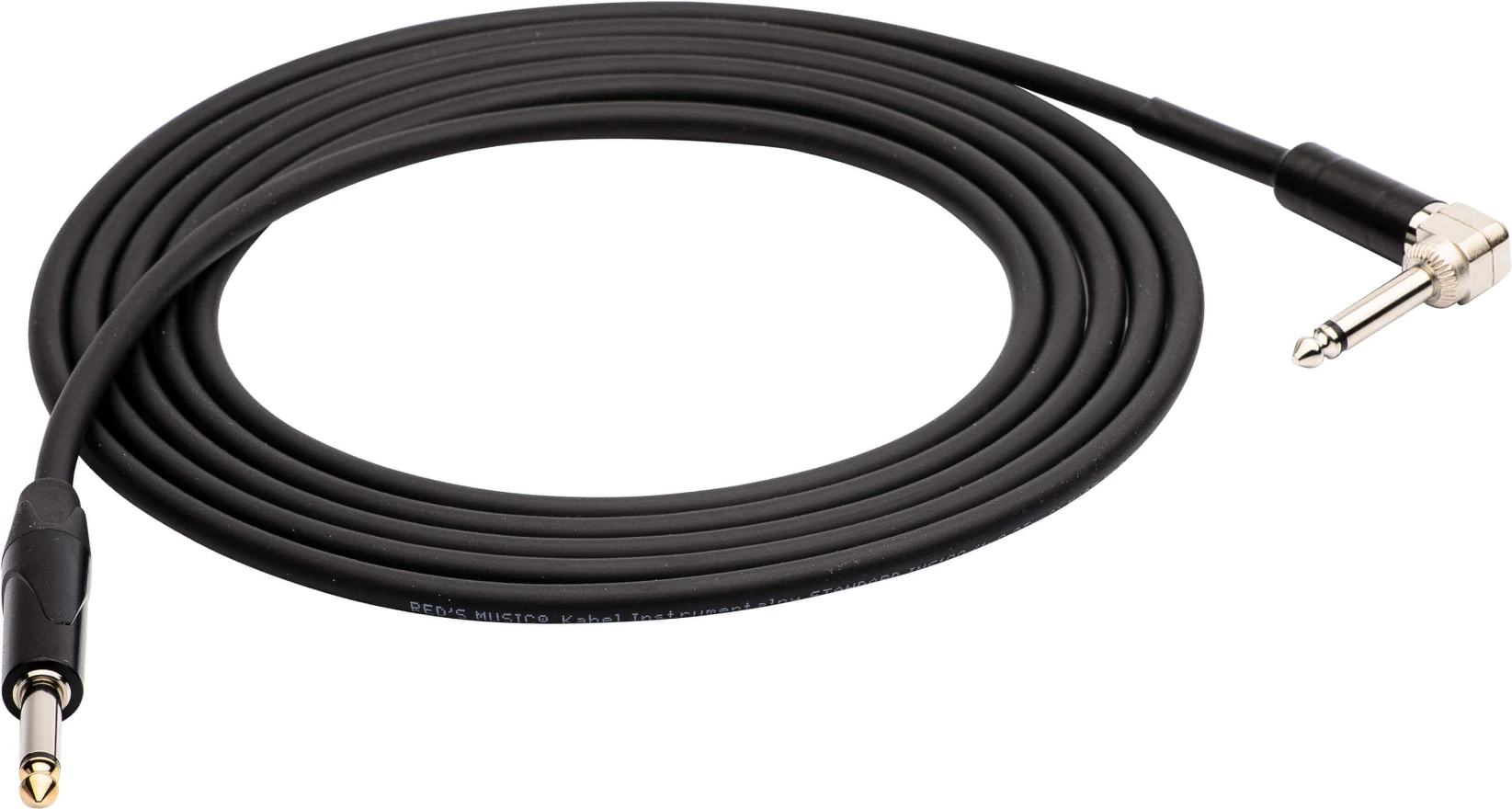 Kabel instrumentalny REDS MUSIC GC1230BX JACK-JACK KĄTOWY 3m /do gitary