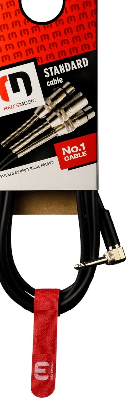 Kabel instrumentalny REDS MUSIC GC1290BX JACK-JACK KĄTOWY 9m /do gitary - miniatura