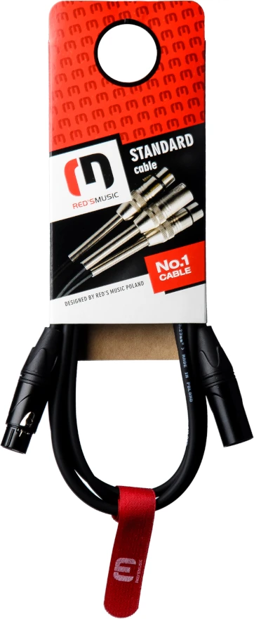 Kabel mikrofonowy REDS MUSIC MC1105BX XLR-XLR 0.5m - miniatura