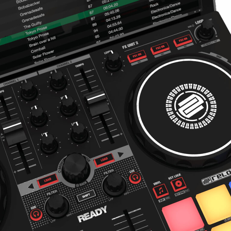 Kontroler DJ reloop READY - miniatura