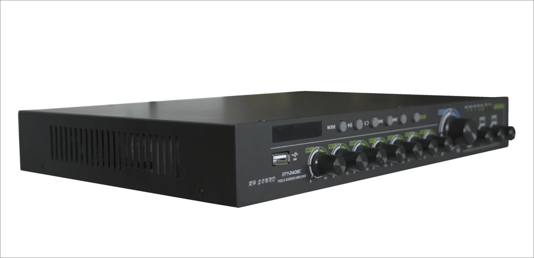 Wzmacniacz radiowęzłowy RH Sound DTY-240BC /100 V - miniatura
