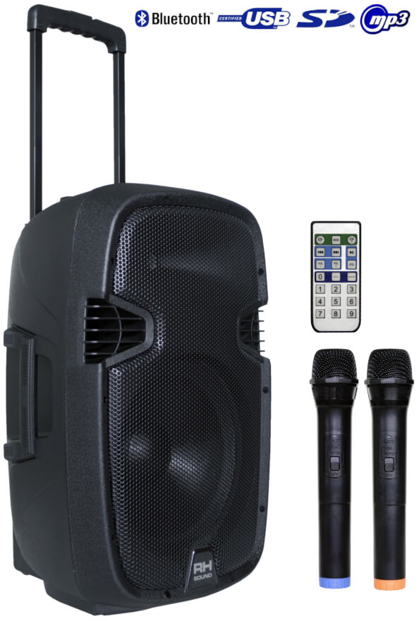 Zestaw nagłośnieniowy z akumulatorem RH Sound PP2112ADX-CB - miniatura