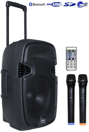 Zestaw nagłośnieniowy RH Sound PP2112ADX-CB /akumulator /bluetooth