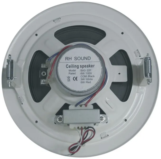 Głośnik radiowęzłowy RH Sound SA3-22F /Sufitowy 100 V - miniatura