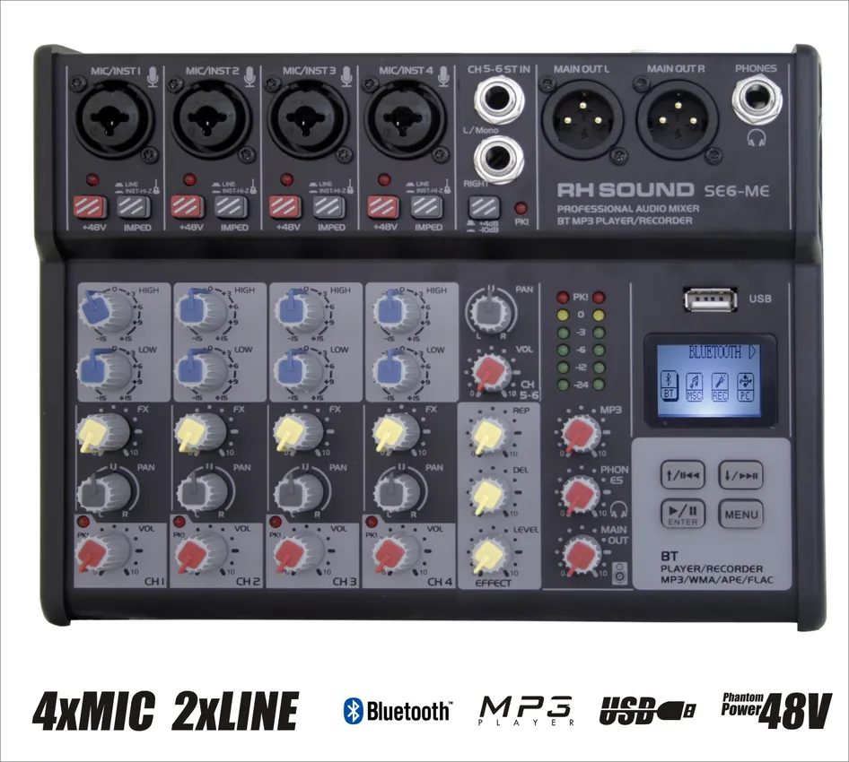 Mikser audio RH Sound SE6-ME